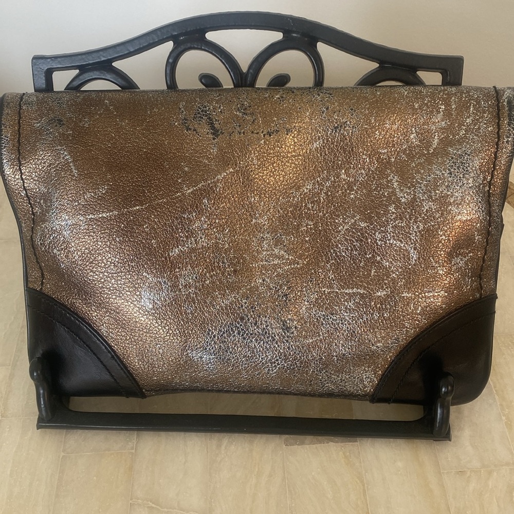 Alexander Mcqueen Multi Colored Large Leather Clu… - image 5